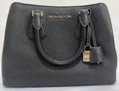 MICHAEL KORS 未使用 2way ハンドバッグ ブラック ゴールド金具