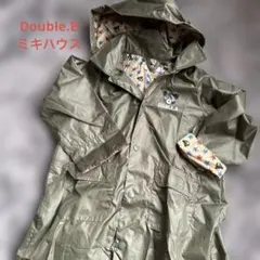 DOUBLE.B フード付きランドレインコート Sサイズ
