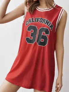 SHEIN シーイン バスケット ユニフォーム ワンピース スポーティフ