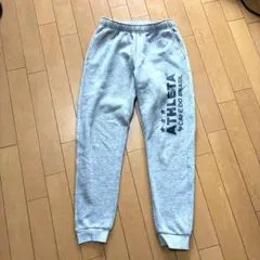 ATHLETA スウェットパンツ 裏起毛 グレー 150