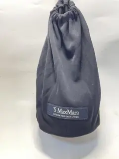 'S MaxMara 巾着 ポーチ ブラック
