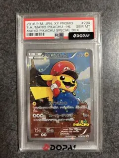 PSA10 ポケモン マリオ ルイージ ピカチュウ 花札 連番2枚セット