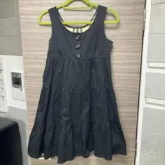 バーバリーブルーレーベル【美品38】黒のワンピース裏地あり　最終値下げ