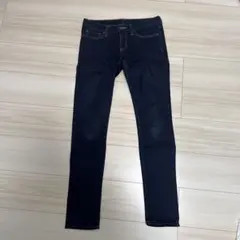 GU ダークブルー スキニーデニム 64
