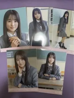 乃木坂46 鈴木佑捺 タイムリミット片思い 個別生写真 5種コンプ 美品！