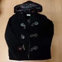 美品！レピピアルマリオＳ　黒ダッフルコート