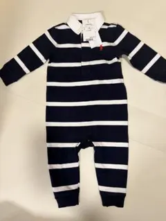 新品タグ付きPolo Ralph Lauren ベビー ロンパース ボーダーのサムネイル