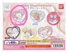 mikko illustrations クリアラバーコースター ムース①