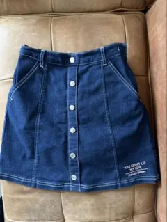 メゾピアノジュニア　デニムパンツつきスカート Lサイズ　160cm