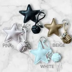 ストラップ　キーチャーム　バックチャーム　キーホルダー　星　スター