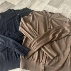 UNIQLO 長袖カーディガン 2色セット Lサイズ