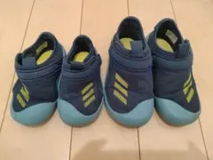 【お値下げ】adidas キッズサンダル 2足セット　兄弟姉妹お揃い