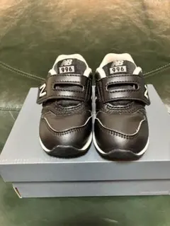 New Balance 996 ブラック ベルクロスニーカー13.5cm ※箱無