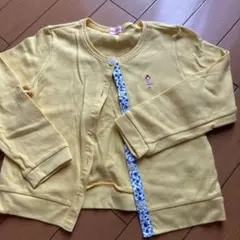 ミキハウス　カーディガン　110  イエロー