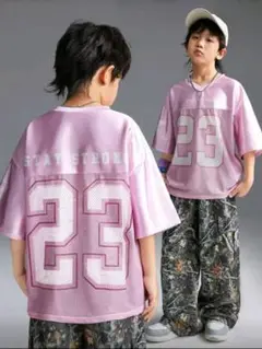 【新品未使用】STATE STOCK 背番号23 Tシャツ ピンク　150センチ