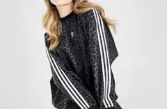 adidas レオパード スウェット Sサイズ