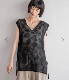 未使用　ローリーズファーム　3Dレースベスト