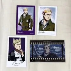 進撃の巨人 エルヴィン 冬の歩み 狼男 イラストカード チェキ フィルム風