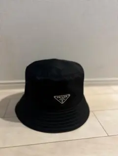 【美品】PRADA ナイロンバケットハット　ブラックSサイズバケハ 2025年最新】バケハ プラダの人気アイテム - メルカリ