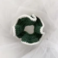 シュシュ　編み物　ハンドメイド　最短3月21日発送