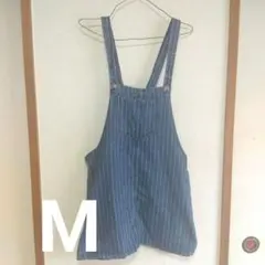 オーバーオール　デニム　スカート　М