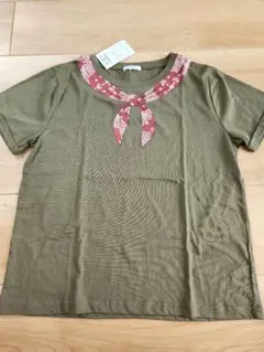 COLZA オリーブ色 Tシャツ Lサイズ