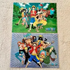 【開封済未使用】ONE PIECE ワンピース A4クリアファイル 2枚セット