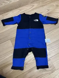 THE NORTH FACE 70 ロンパース 青・黒 ボーダー