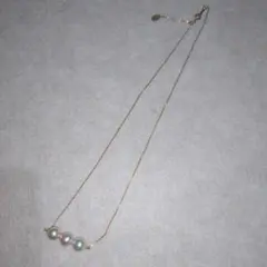 パール 14kgf イエローゴールド ネックレス