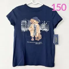 2026新作◇ラルフローレン ガールズ半袖Tシャツ ネイビー L/150