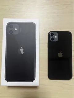 箱あり】Apple iPhone11 本体 ブラック - メルカリ
