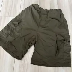 GU カーゴハーフパンツ 120サイズ オリーブ　tシャツ セット