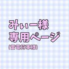 みぃー様専用ページ