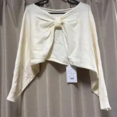 【新品】mily biletアイボリー Mサイズ ニットトップスのサムネイル