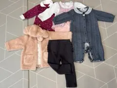 ベビー服　70 80 冬物　アウター　ボトムス　カバーオール　まとめ売り