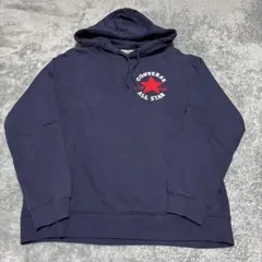 【美品✨】CONVERSE ネイビー パーカー　コンバース