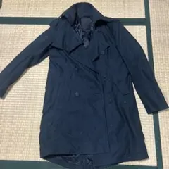 Roenネイビー ダブルブレスト トレンチコートのサムネイル