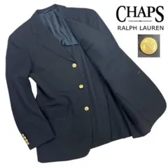 美品 CHAPS RALPH LAUREN 金釦 3Bテーラードジャケット S