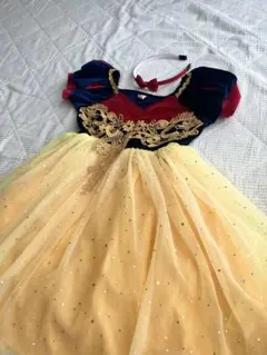 白雪姫　ディズニープリンセス　なりきりドレス　ワンピース衣装120お値下しました