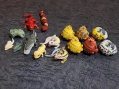 トカゲ・ヘビ・ワニ フィギュアセット 14個