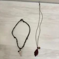 ハンドメイド ネックレス 2個セット