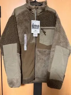 新品未使用ユニクロ　復刻　コンビネーションフリースジャケット　ベージュ　Lサイズ