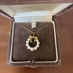 MIKIMOTO あこや真珠 K18 パールネックレスのサムネイル