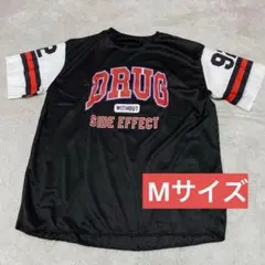 レディース Tシャツ ゆったり 半袖 オーバーサイズ オシャレ Mサイズ 黒色