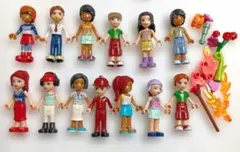 レゴ　ミニフィグ　レゴフレンズ　正規品　13体　ミニフィグトレードにも　持ち物