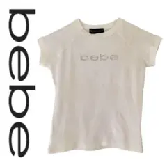 【アメリカ製♡】bebe♡ ラインストーン ロゴTシャツ