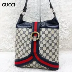 【美品】オールドグッチ シェリーライン GGスプリーム ショルダーバッグのサムネイル