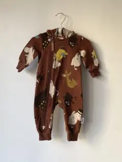 Moomin ムーミン ロンパース フード付き