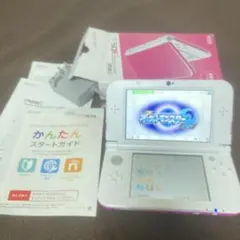 【美品】Newニンテンドー3DS LL ピンク×ホワイト 充電器付き