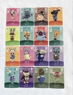 あつ森 amiiboカード 16枚セット